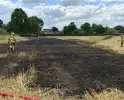 Buitenbrand op akker snel onder controle