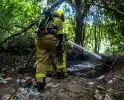 Buitenbrand in bosjes geblust