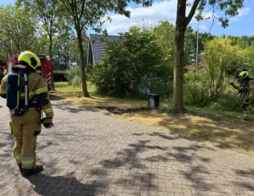 Stroomkast in brand zorgde voor korte stroomuitval