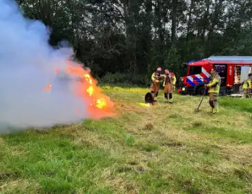 Brandweer ingeschakeld voor buitenbrand