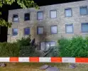 Explosie veroorzaakt brand bij woning