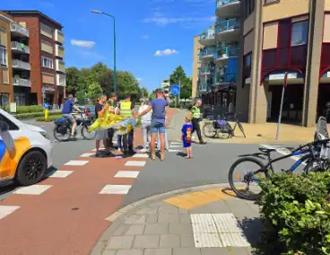Fietser aangereden door bedrijfsbus