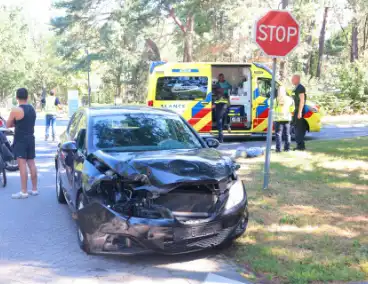 Ongeval tussen automobilist en motorrijder leidt tot gewonde