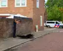 Forensische Opsporing doet onderzoek naar autobrand