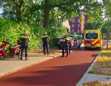 Persoon gewond na val met driewielscooter