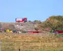 Grote brand op vuilnisstortplaats