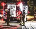 Schuurbrand door opladende step
