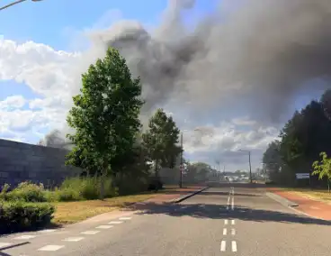 Brand door kunststof zorgt voor rookontwikkeling