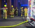 Autobrand in ondergrondse parkeergarage