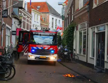 Medewerkers voorkomen erger als accu plots in brand vliegt