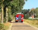 Brand in berm geblust