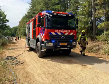 Brand in bosgebied veroorzaakt verontrustende situatie