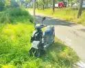 Schade aan scooter na botsing