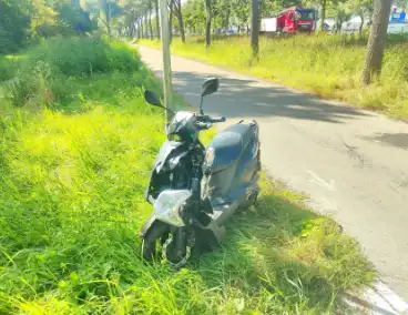 Schade aan scooter na botsing