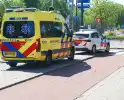 Aanrijding tussen fietsers met letsel