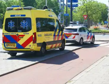 Aanrijding tussen fietsers met letsel