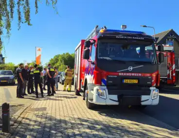 Gaslucht in pand leidt tot brandweeractie