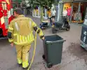 Brand in prullenbak gedoofd