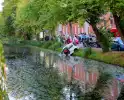 Automobiliste raakt te water bij parkeeractie