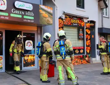 Winkelbrand zorgt voor ontruiming van woningen