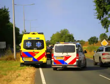 Aanrijding door remactie voor vogel