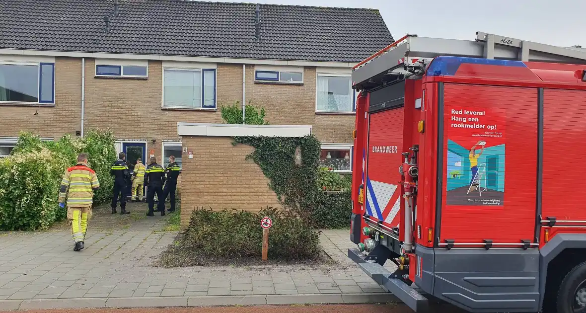 Voordeur woning geforceerd bij waterlekkage - Foto 2