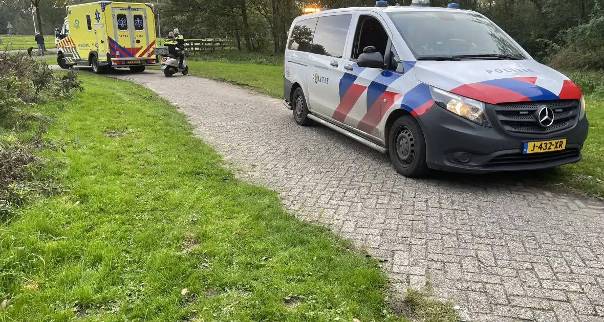 Scooterrijder gewond bij valpartij