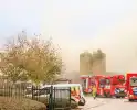 Brand in leegstaande kippenstal