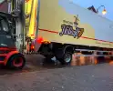 Stuuras van vrachtwagen afgebroken