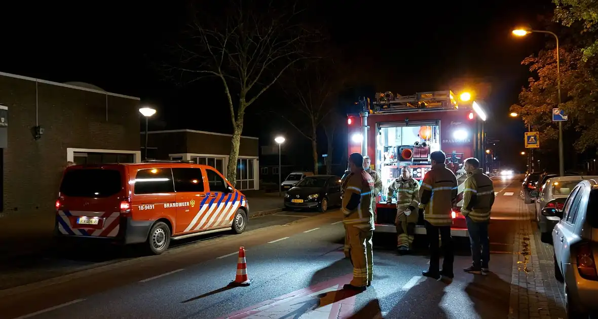 Brandweer verricht metingen naar koolstofmonoxide