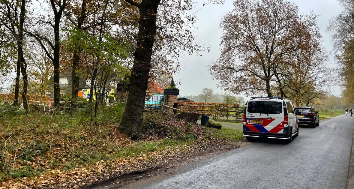 Persoon raakt gewond bij werkzaamheden