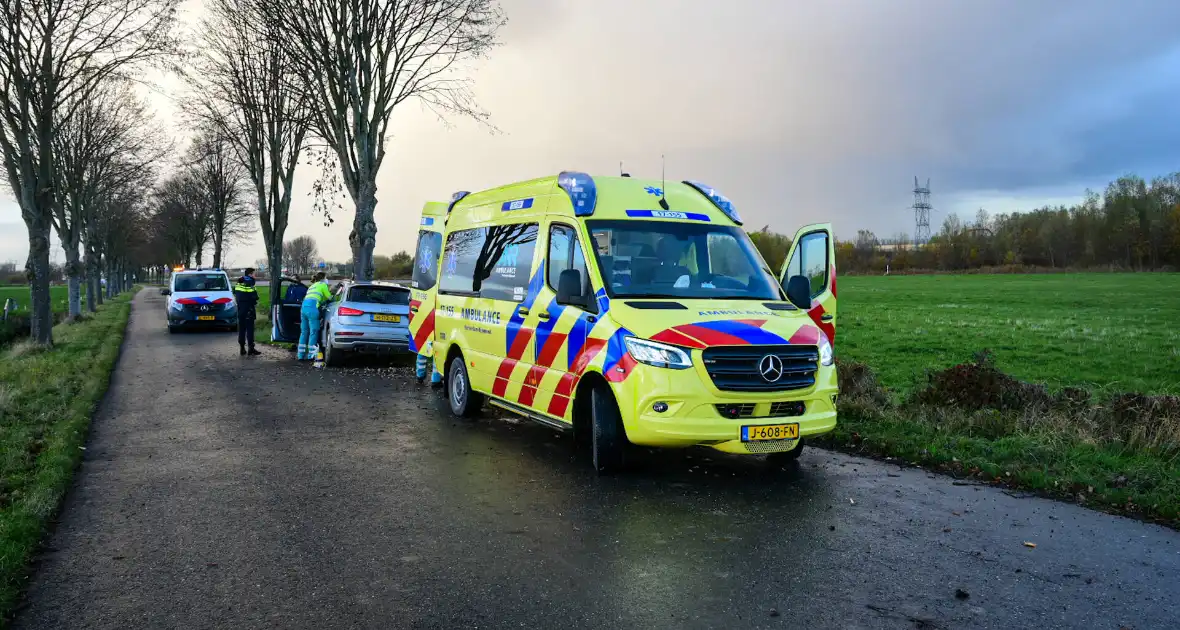 Automobilist botst met voertuig op boom - Foto 1