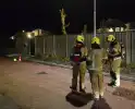 Brandweer sluit straat af door gaslekkage