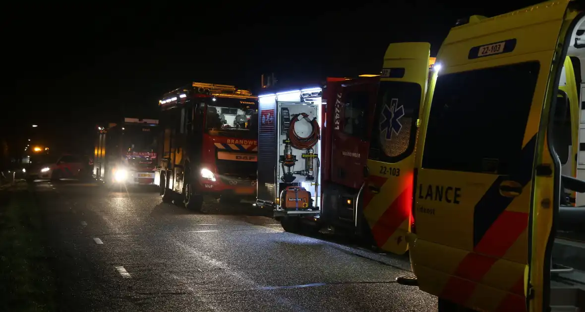 Gewonden bij aanrijding tussen tractor en auto - Foto 11