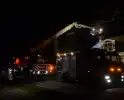 Brandweer veegt brand in schoorsteen