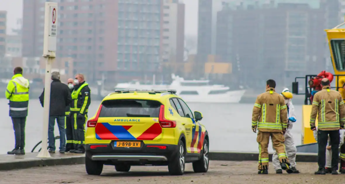 Incident op binnenvaartschip - Foto 1