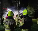 Uitslaande brand in leegstaande woning