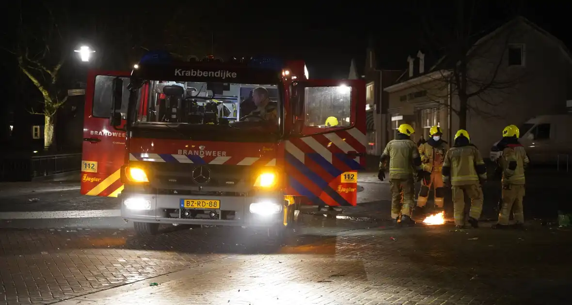 Spuitbus met WD40 in brand gestoken - Foto 1