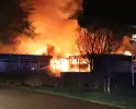 Uitslaande brand in buurthuis