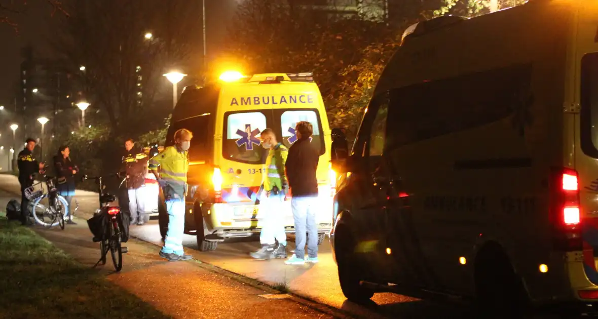 Omstander valt flauw door ongeval met fietser - Foto 1