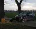 Automobilist gecontroleerd na botsing tegen boom
