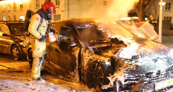 Peperdure Lamborghini Urus verwoest door brand