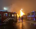 Hevige brand in vrachtwagen