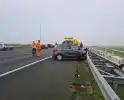 Schade bij ongeval op snelweg