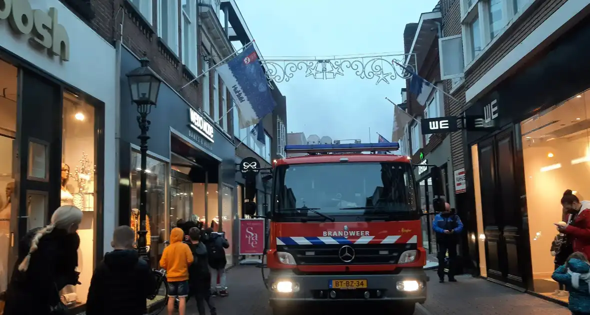 Hulpdiensten ingezet voor brand in centrum - Foto 1