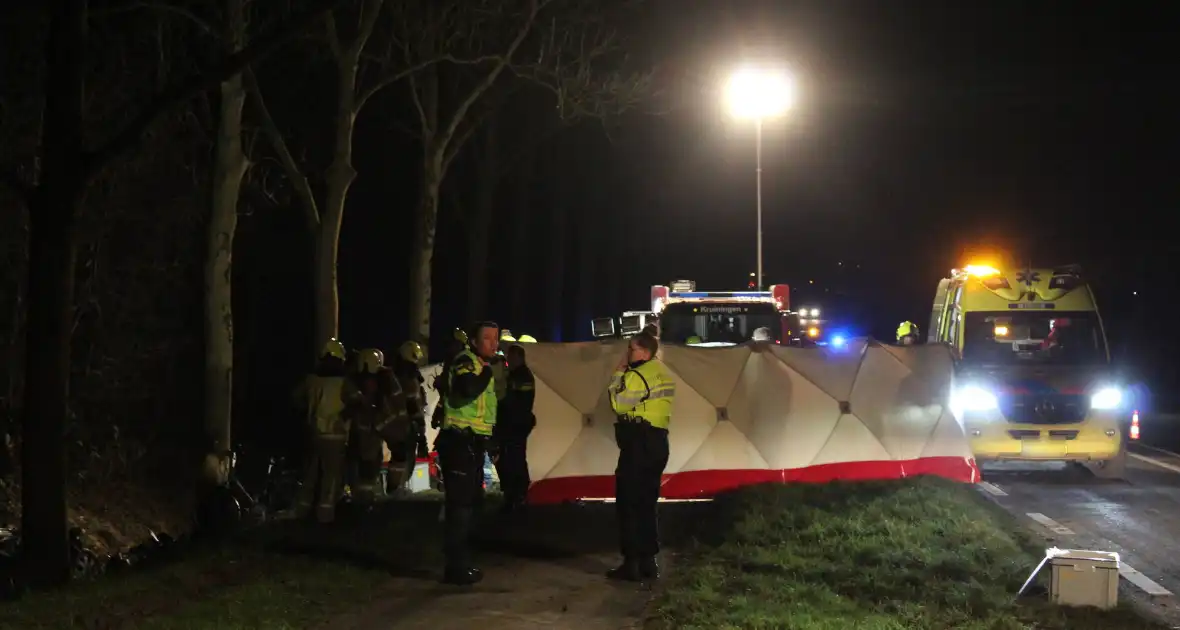 Automobilist overleden na botsing tegen boom - Foto 5