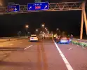 Afrit afgesloten door ongeval tussen meerdere voertuigen