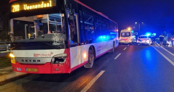 Ongeval tussen lijnbus en personenauto