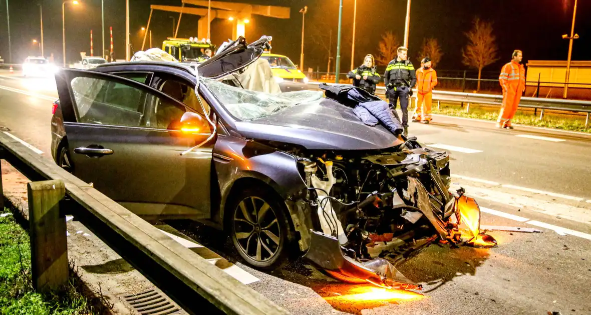 Gewonde bij ongeval tussen meerdere voertuigen