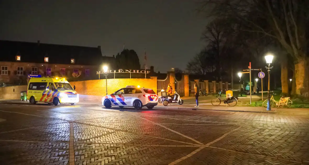 Voetganger gewond bij botsing met scooter